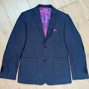 Isaac Mizrahi boys wool blen sports coat, Size 12